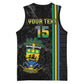 Custom Gabon Football Basketball Jersey Go Champions - Black Ver LT15
