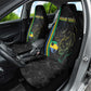 Custom Gabon Football Car Seat Cover Go Champions - Black Ver