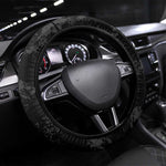 Gabon Football Steering Wheel Cover Go Champions - Black Ver