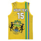 Custom Gabon Football Basketball Jersey Go Champions - Yellow Ver LT15
