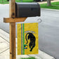 Custom Gabon Football Garden Flag Go Champions - Yellow Ver