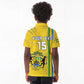 Custom Gabon Football Kid Polo Shirt Go Champions - Yellow Ver