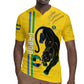 Custom Gabon Football Rugby Jersey Go Champions - Yellow Ver