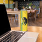 Custom Gabon Football Skinny Tumbler Go Champions - Yellow Ver