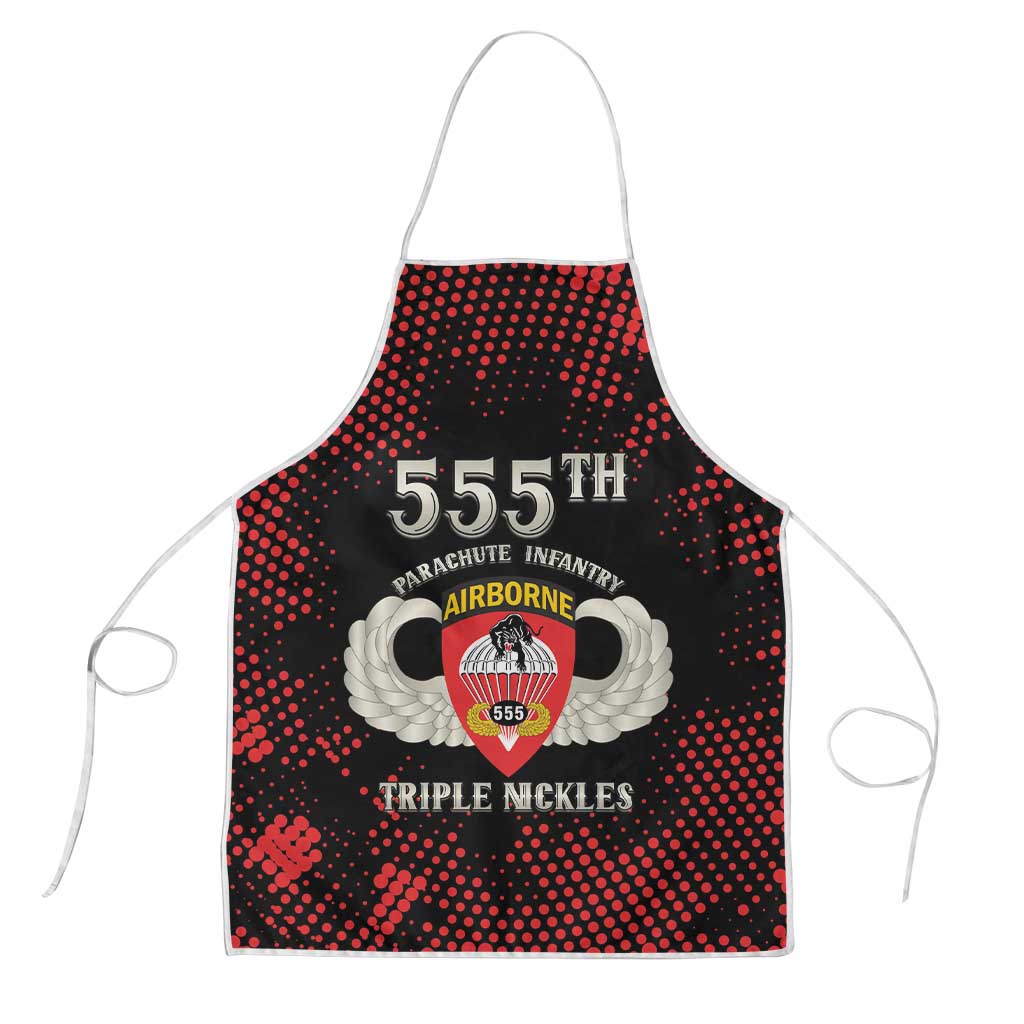 555th Parachute Infantry Apron Triple Nickles Airborne Veteran Tribute