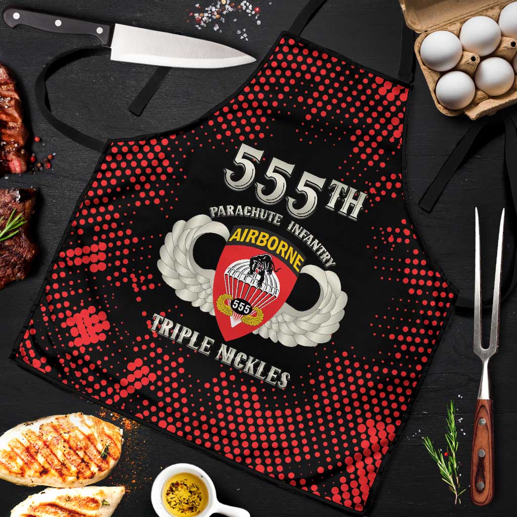 555th Parachute Infantry Apron Triple Nickles Airborne Veteran Tribute