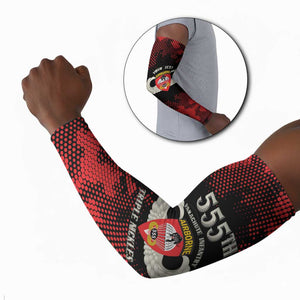 Personalized 555th Parachute Infantry Arm Sleeves Triple Nickles Airborne Veteran Tribute