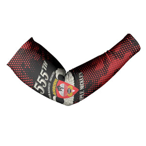 Personalized 555th Parachute Infantry Arm Sleeves Triple Nickles Airborne Veteran Tribute