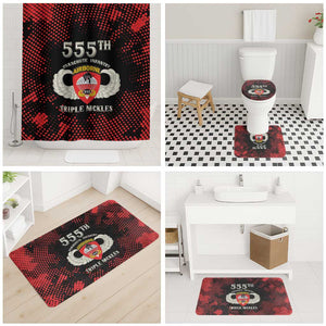 555th Parachute Infantry Bathroom Set Triple Nickles Airborne Veteran Tribute