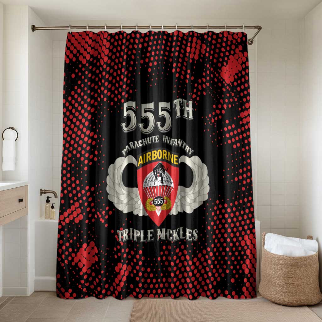 555th Parachute Infantry Bathroom Set Triple Nickles Airborne Veteran Tribute