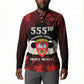 Personalized 555th Parachute Infantry Button Sweatshirt Triple Nickles Airborne Veteran Tribute