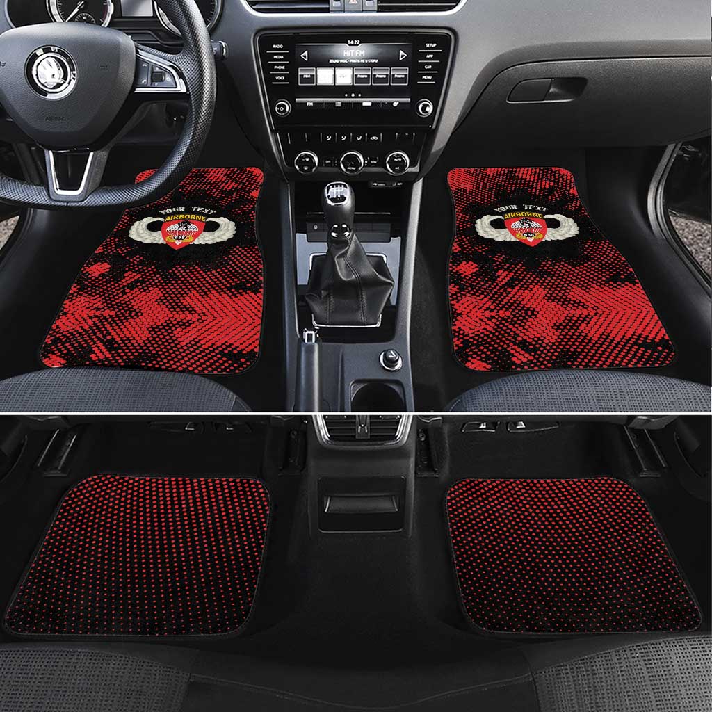 Personalized 555th Parachute Infantry Car Mats Triple Nickles Airborne Veteran Tribute