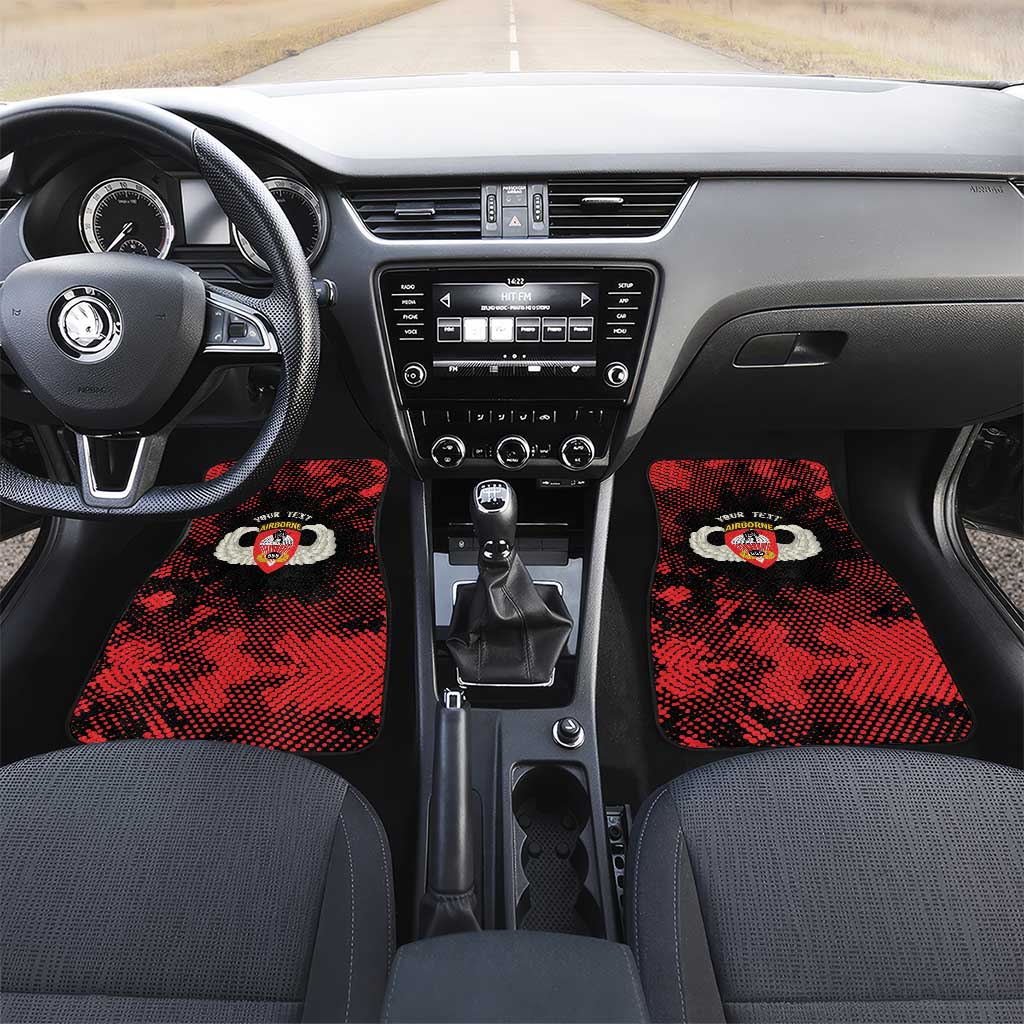Personalized 555th Parachute Infantry Car Mats Triple Nickles Airborne Veteran Tribute