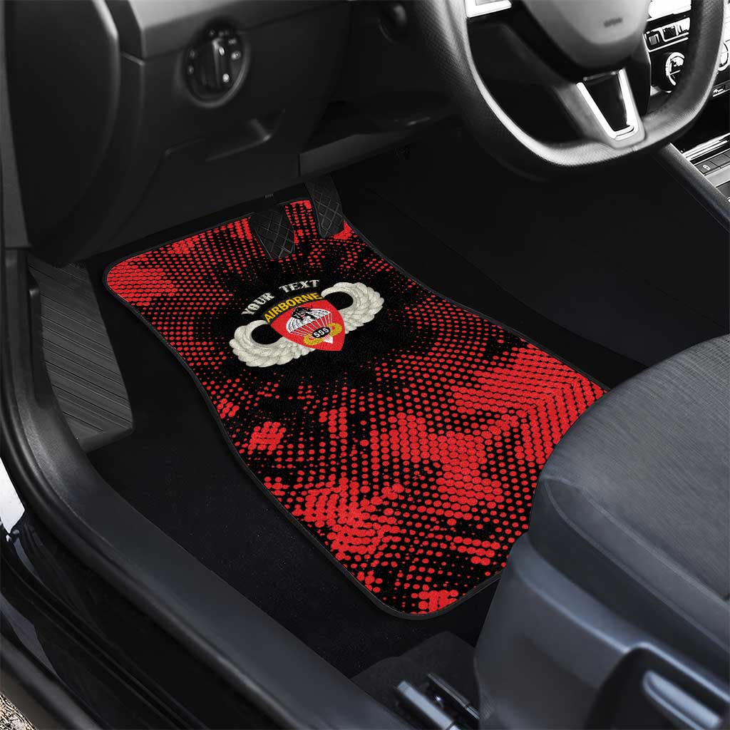 Personalized 555th Parachute Infantry Car Mats Triple Nickles Airborne Veteran Tribute