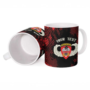 Personalized 555th Parachute Infantry Ceramic Mug Triple Nickles Airborne Veteran Tribute