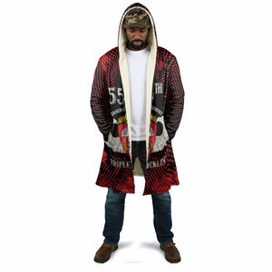 Personalized 555th Parachute Infantry Cloak Triple Nickles Airborne Veteran Tribute