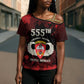 Personalized 555th Parachute Infantry Cross Shoulder Shirt Triple Nickles Airborne Veteran Tribute