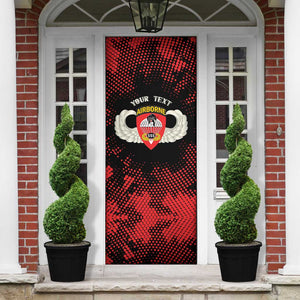Personalized 555th Parachute Infantry Door Cover Triple Nickles Airborne Veteran Tribute