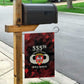 555th Parachute Infantry Garden Flag Triple Nickles Airborne Veteran Tribute