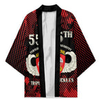 Personalized 555th Parachute Infantry Kimono Triple Nickles Airborne Veteran Tribute