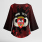 Personalized 555th Parachute Infantry Kimono Sleeve Blouse Triple Nickles Airborne Veteran Tribute