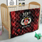 555th Parachute Infantry Quilt Triple Nickles Airborne Veteran Tribute