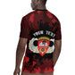 Personalized 555th Parachute Infantry Rugby Jersey Triple Nickles Airborne Veteran Tribute