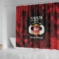 555th Parachute Infantry Shower Curtain Triple Nickles Airborne Veteran Tribute