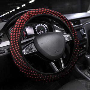 555th Parachute Infantry Steering Wheel Cover Triple Nickles Airborne Veteran Tribute