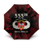 555th Parachute Infantry Umbrella Triple Nickles Airborne Veteran Tribute