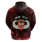 Personalized 555th Parachute Infantry Zip Hoodie Triple Nickles Airborne Veteran Tribute