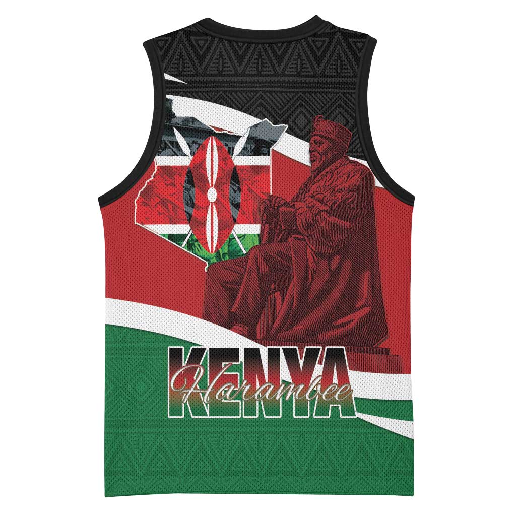 Kenya Madaraka Day Basketball Jersey Jomo Kenyatta With Map LT15