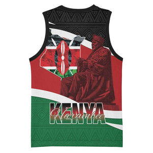 Kenya Madaraka Day Basketball Jersey Jomo Kenyatta With Map LT15