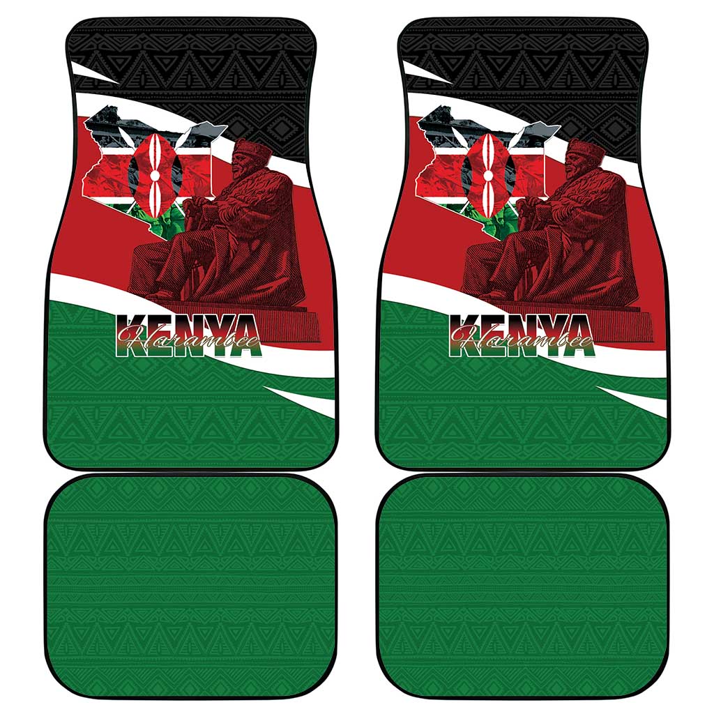 Kenya Madaraka Day Car Mats Jomo Kenyatta With Map