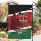 Kenya Madaraka Day Garden Flag Jomo Kenyatta With Map