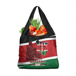 Kenya Madaraka Day Grocery Bag Jomo Kenyatta With Map