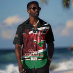 Kenya Madaraka Day Hawaiian Shirt Jomo Kenyatta With Map