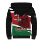 Kenya Madaraka Day Sherpa Hoodie Jomo Kenyatta With Map