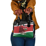 Kenya Madaraka Day Shoulder Handbag Jomo Kenyatta With Map