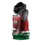 Kenya Madaraka Day Sleeveless Hoodie Jomo Kenyatta With Map - African Pride