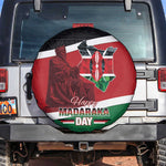 Kenya Madaraka Day Spare Tire Cover Jomo Kenyatta With Map
