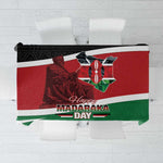 Kenya Madaraka Day Tablecloth Jomo Kenyatta With Map
