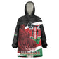 Kenya Madaraka Day Wearable Blanket Hoodie Jomo Kenyatta With Map