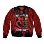 Malcolm X By Any Means Necessary Bomber Jacket Retro Style