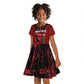 Malcolm X By Any Means Necessary Kid Short Sleeve Dress Retro Style