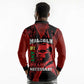 Malcolm X By Any Means Necessary Long Sleeve Polo Shirt Retro Style