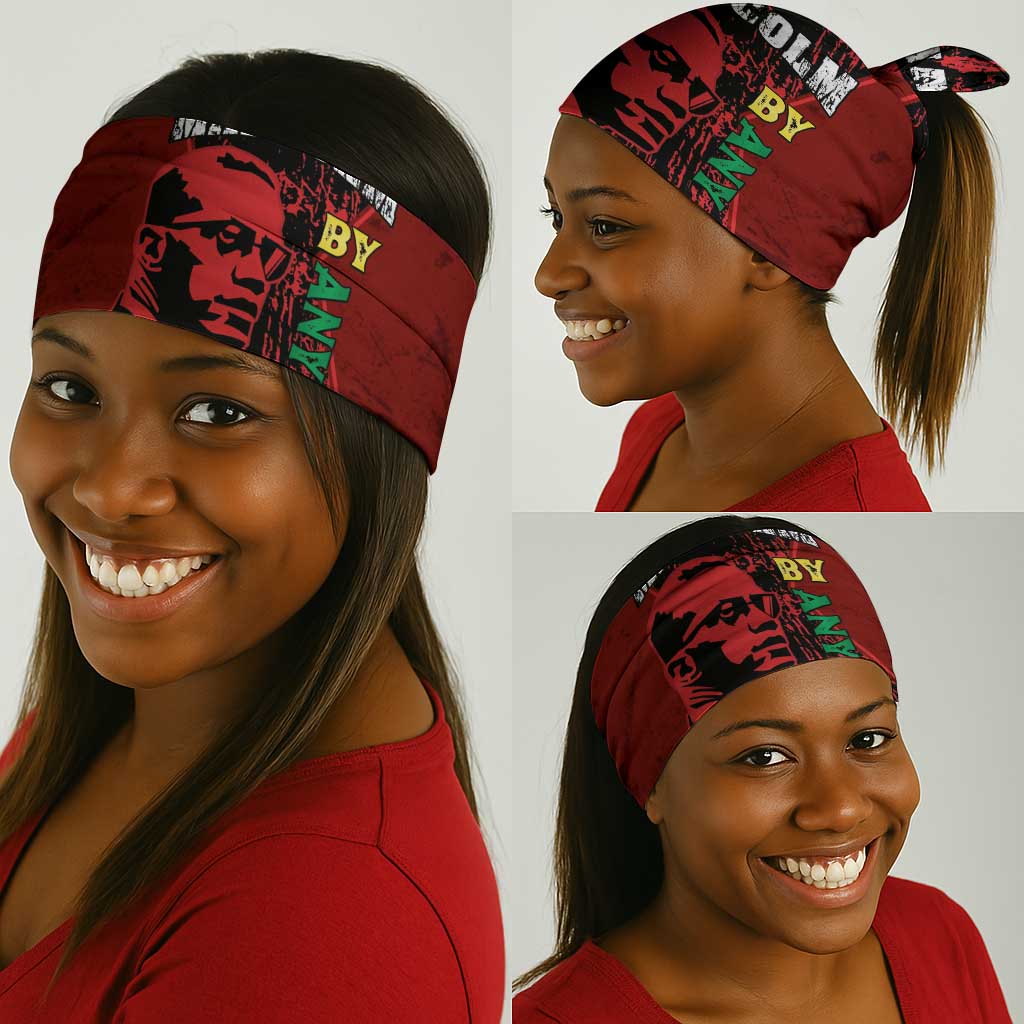 Malcolm X By Any Means Necessary Neck Gaiter Retro Style LT15