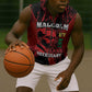 Malcolm X By Any Means Necessary Sleeveless Zip Hoodie Retro Style - African Pride