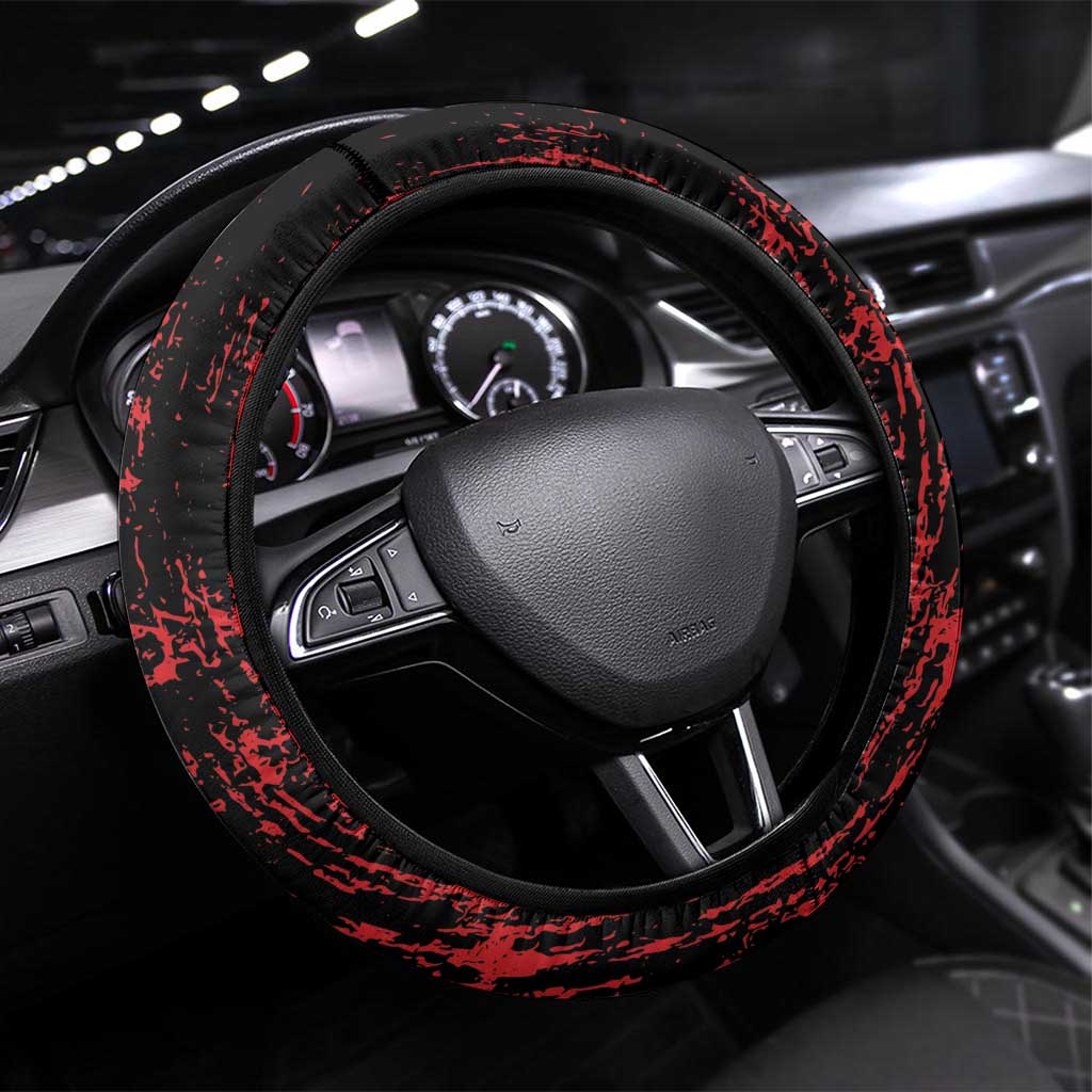 Malcolm X By Any Means Necessary Steering Wheel Cover Retro Style