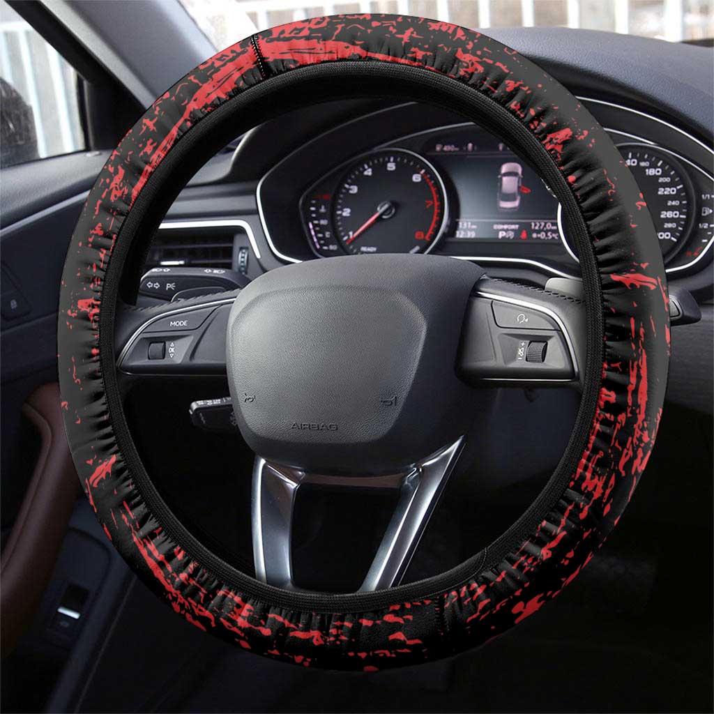 Malcolm X By Any Means Necessary Steering Wheel Cover Retro Style